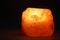 Tea candle salt lamp