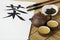 Tea ceremony and calligraphy