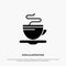 Tea, Cup, Coffee, Hotel Solid Black Glyph Icon