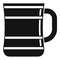 Tea mug icon simple vector. Hot cup