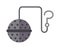 Tea strainer vector illustration. Food tool tea-strainer flat style