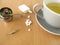 Tea with sweetener tablets