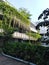 A teaching building full of green plants in the Nanyang Technological University in Singapore