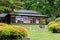 Teahouse in Meiji Jingu park, Tokyo, Japan