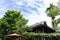 Teak wood home lanna Thailand style with sky