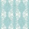 Teal aqua white vibrant watercolor batik azulejos tile background. Seamless coastal blur linen effect geometric mosaic