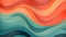 Teal and Coral Abstract Patterns Vibrant and Energetic