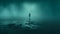 Teal Fog: Ethereal And Desolate Landscapes In 8k Resolution
