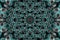 Teal mandala smooth spread of ink explosion, kaleidoscopic background. Beautiful multicolor kaleidoscope texture. Movement