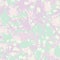 Teal, pink shades, white camouflage seamless pattern