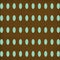 Teal Retro Dots on Brown Background