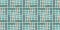 Teal rustic coastal beach house border check fabric tile. Seamless sailor flannel edging trim textile. Gingham blur