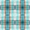 Teal rustic coastal beach house check fabric tile. Seamless sailor flannel textile gingham repeat swatch.