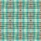 Teal rustic coastal beach house check fabric tile. Seamless sailor flannel textile gingham repeat swatch.