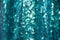 Teal Sequin Fabric abstract texture background