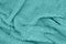 Teal sherpa textured plush fabric material background