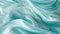 teal silk fabric textile satin abstract background, ai