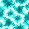 Teal splashes pattern. Watercolor abstract seamless