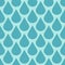 Teal vector water drops seamless background