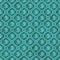 Teal and White Aum Hindu Symbol Tile Pattern Repeat Background