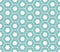 Teal and White Hexagon Tile Pattern Repeat Background