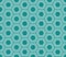 Teal and White Hexagon Tiles Pattern Repeat Background