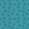 Teal and Yellow Square Abstract Geometric Design Tile Pattern Re