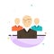 Team, Business, Ceo, Executive, Leader, Leadership, Person Abstract Flat Color Icon Template