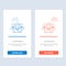 Team, Business, Ceo, Executive, Leader, Leadership, Person  Blue and Red Download and Buy Now web Widget Card Template