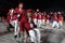 Team of Indonesia members attend an opening ceremony of the 2018 Asian Para Game