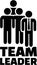 Team Leader icon with job title
