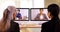 A team of office professionals have a video chat