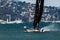 Team Oracle USA racing in Louis Vuitton Cup part of the America\'s Cup World Series