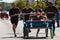 Team Pushes Bed Down Street In Charity Fundraiser Race Event