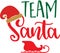 Team santa, merry christmas, santa, christmas holiday, vector illustration file