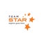 Team Star Human Advisory Management Logo Design Template