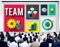Team Teamwork Corporate Group Partnership Concept