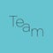 Team Typography - Team Work Banner