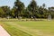 Teams of People Playing Lawn Bowling in Balboa Park