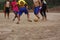 teams of teenage and young boys playing soccer