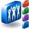 Teamwork 3D Icon