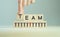 Teamwork building concept. Work collaboration for achieving goal and successful business. Initiation for planning to reach target.