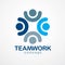 Teamwork businessman unity and cooperation concept created with