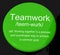 Teamwork Definition Button