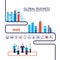 Teamwork Partnership concept Successful business people City social network infographic