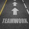 Teamwork road markings