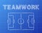 Teamwork Soccer Pitch Blueprint