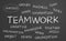 Teamwork word cloud