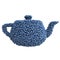Teapot of blueberries