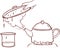 Teapot Clipart Evaporation Water illustration